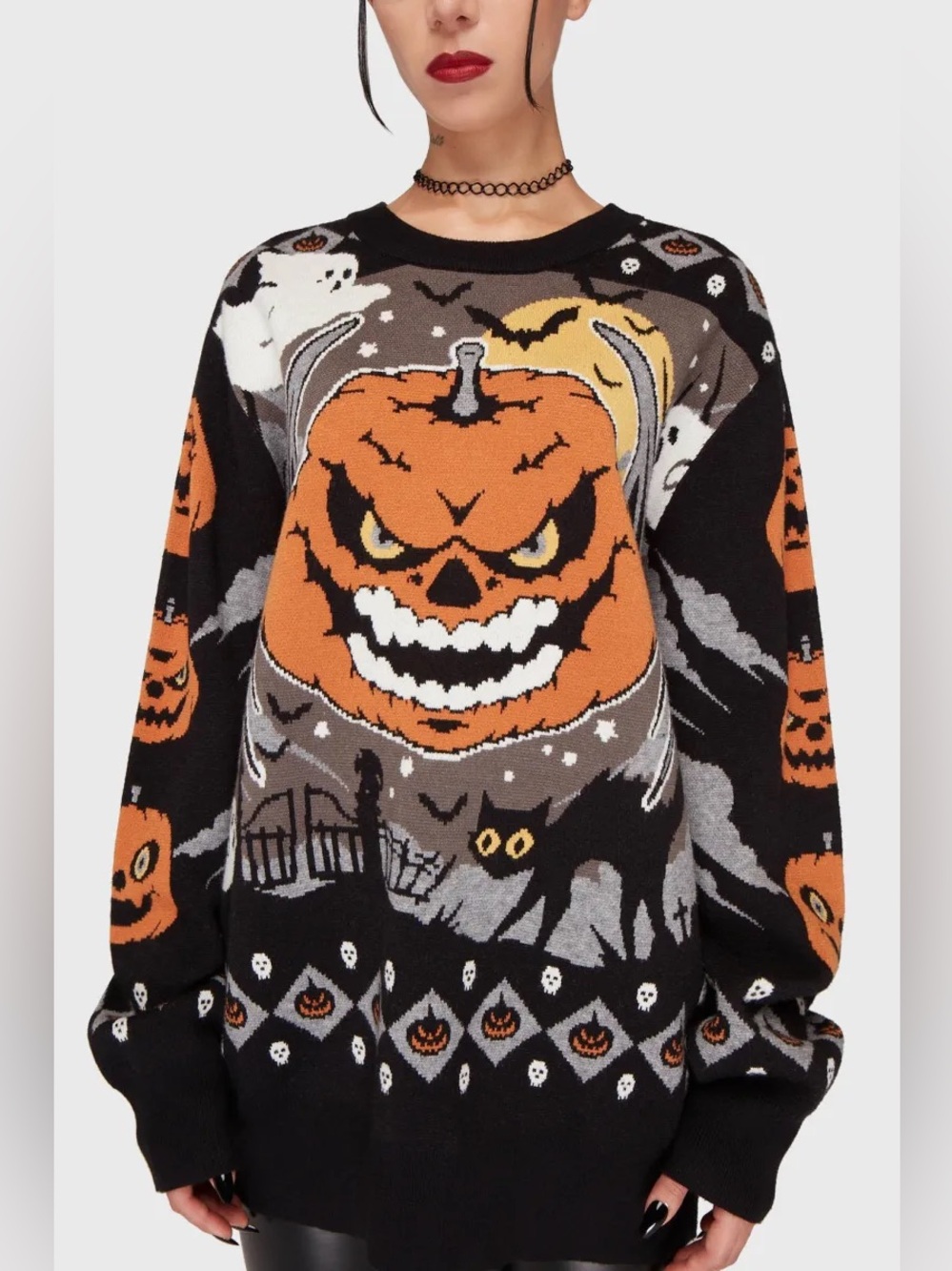 NEW Killstar Halloween Forever Pullover Unisex Sweater